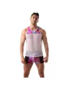 Débardeur en mesh Floral Rose