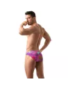 Floral Swim Bikini Brief Pink