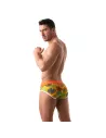 Slip de bain Floral Jaune