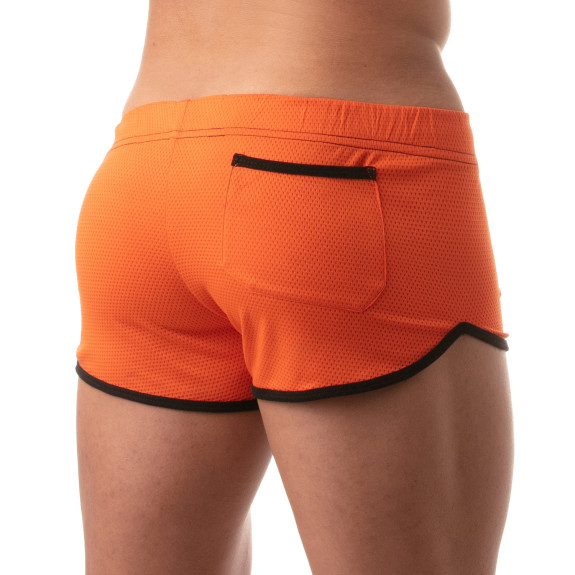 Short Sexy en mesh - Orange