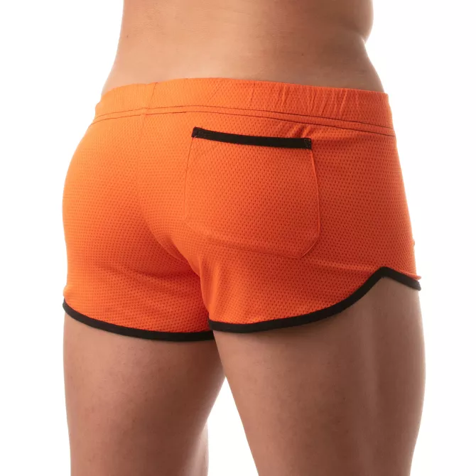 Short Sexy en mesh - Orange