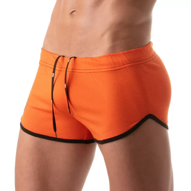 Short Sexy en mesh - Orange