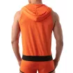 Veste à capuche sans manche - Orange
