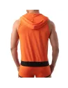 Veste à capuche sans manche - Orange