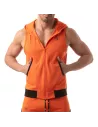 Veste à capuche sans manche - Orange