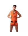 Veste à capuche sans manche - Orange