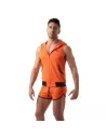 Veste à capuche sans manche - Orange