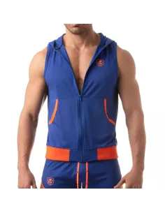 Veste à capuche sans manche - Bleu Royal