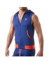 Veste à capuche sans manche - Bleu Royal