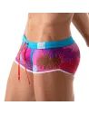 Floral Swim Trunk Pink