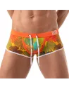 Shorty de bain Floral Jaune