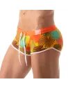 Shorty de bain Floral Jaune