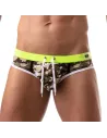 Iconic Swim Briefs - Camo Khaki