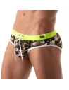 Iconic Swim Briefs - Camo Khaki