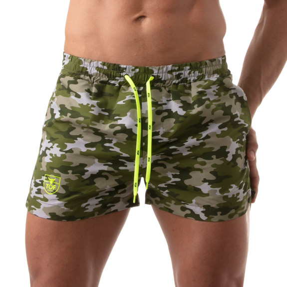 Iconic Swim Sexy Shorts - Khaki Camouflage
