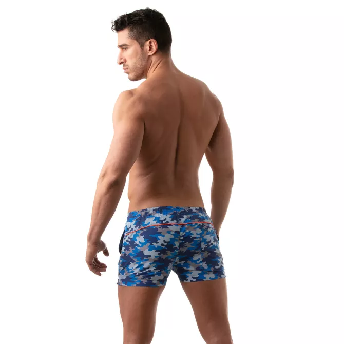 Iconic Swim Sexy Shorts - Blue Camouflage