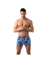 Bermuda de bain Iconic - Camouflage Bleu