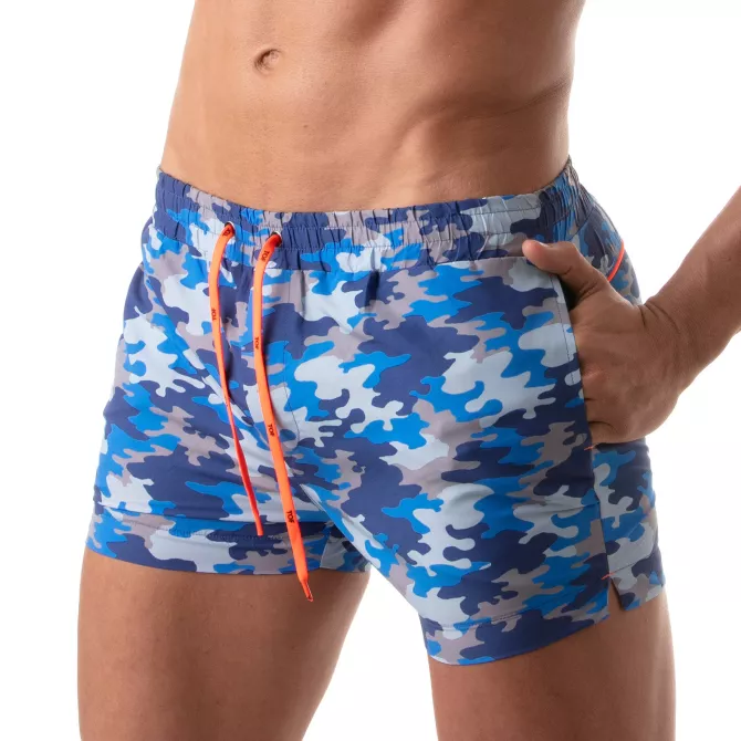 Iconic Swim Sexy Shorts - Blue Camouflage
