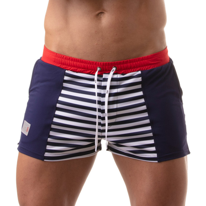Iconic Swim Sexy Shorts - Navy Blue Sailor