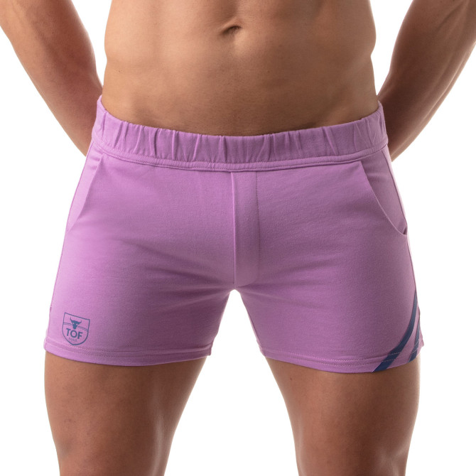 Short Paris Violet - Style Sportif et Sexy pour Homme | TOF Paris