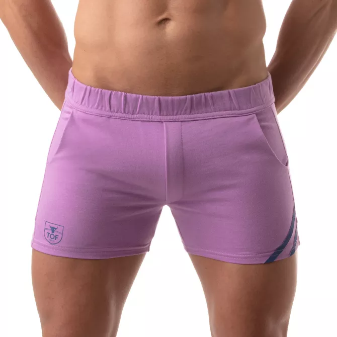 Short Paris Violet - Style Sportif et Sexy pour Homme | TOF Paris