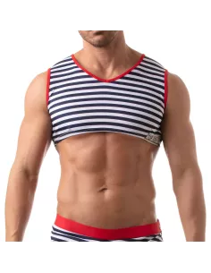 Iconic Sleeveless Crop Top - Sailor Navy blue