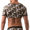 Iconic Crop Top  - Camo khaki