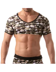 Iconic Crop Top  - Camo khaki