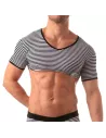 Crop Top Sailor - Noir