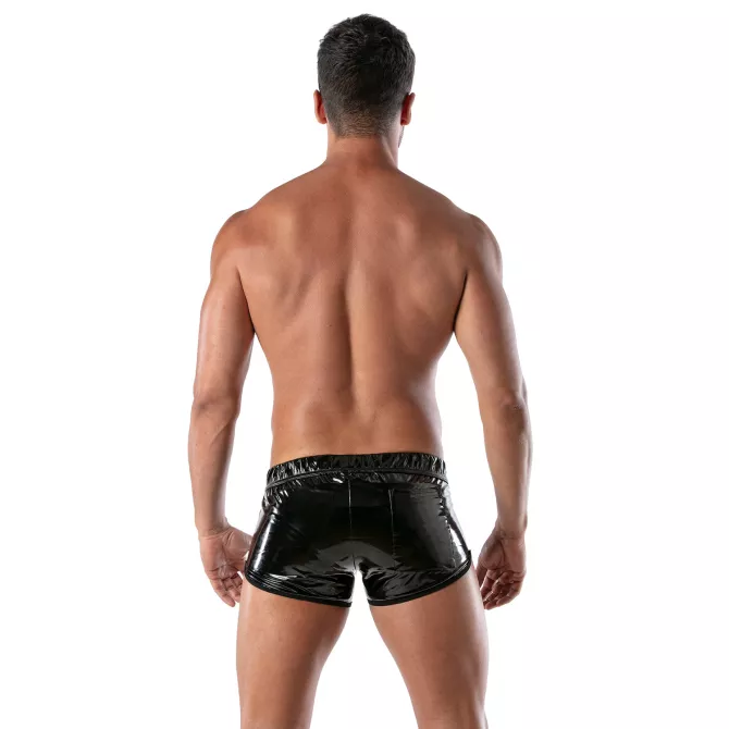 Mini-shorts Vinyl Noir