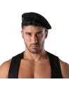 Béret bicolore - Noir et beige