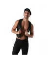 Béret bicolore - Noir et beige