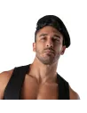 Béret bicolore - Noir et beige