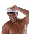 Reversible beret - White and khaki