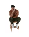 Béret bicolore - Blanc et Kaki