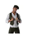 Reversible beret - White and khaki