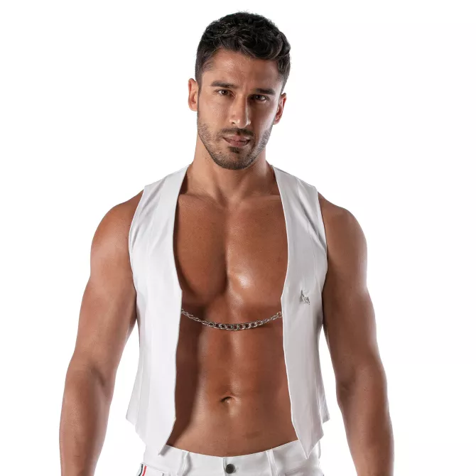 Gilet A Chaine - Blanc - Homme