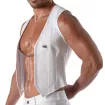 De Cote - Homme - Gilet - Chaine - Blanc
