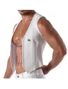 De Cote - Homme - Gilet - Chaine - Blanc