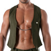 Patriot Chain Vest - Khaki from face
