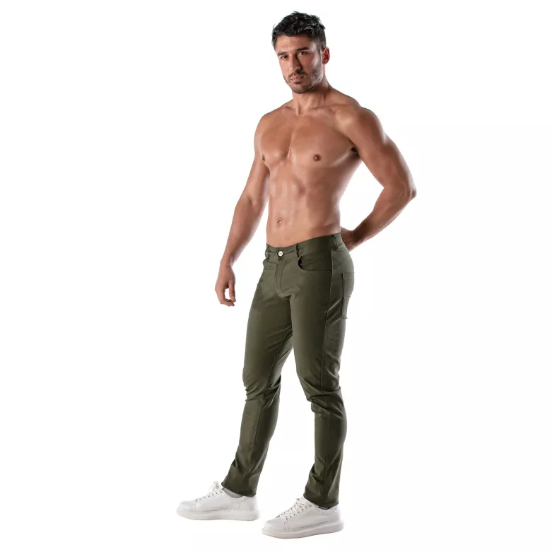 Chino Pants Khaki - Patriot Collection | TOF Paris