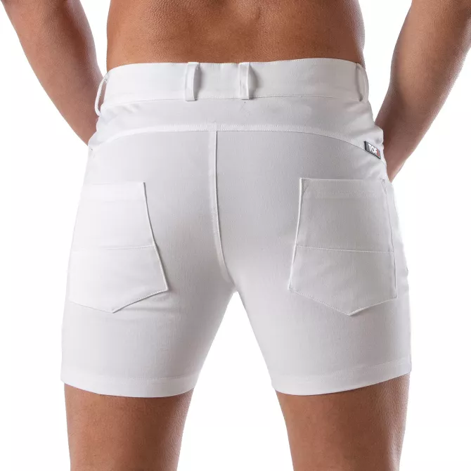 Patriot Chino Sexy Shorts - White