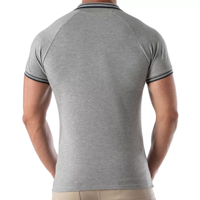 Patriot Polo Shirt - Heather Grey