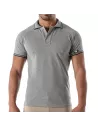 Polo Patriot - Gris chiné