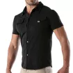 Chemise à manche courte Patriot - Noir