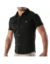 Chemise à manche courte Patriot - Noir