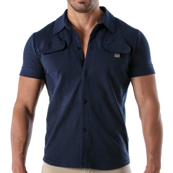 Chemise à manche courte Patriot - Bleu Marine