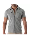 Piqué cotton shirt - Heather Grey
