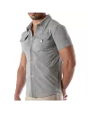 Piqué cotton shirt - Heather Grey