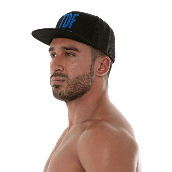 Casquette Circuit - Noir et Bleu